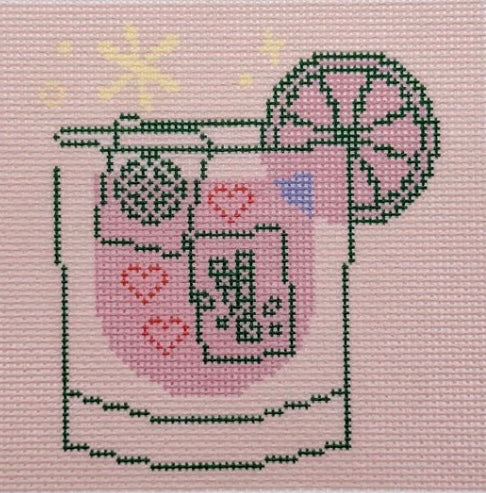Pink Mahjong Cocktail