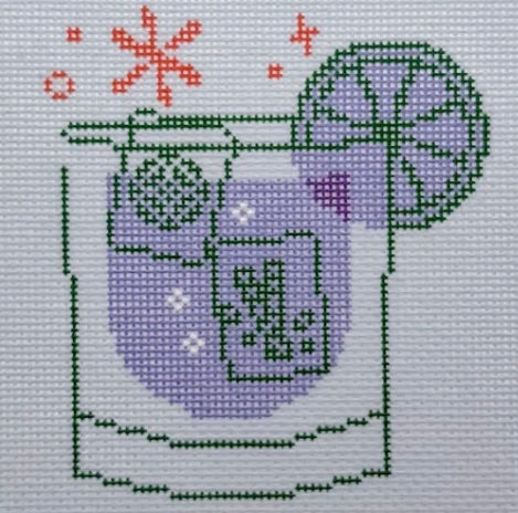 Blue Mahjong Coaster