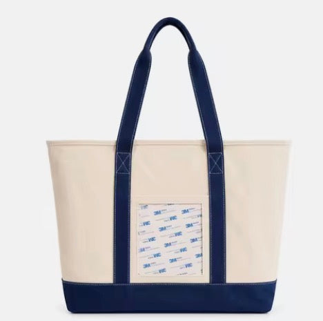 Tote Bag Self Finishing Navy