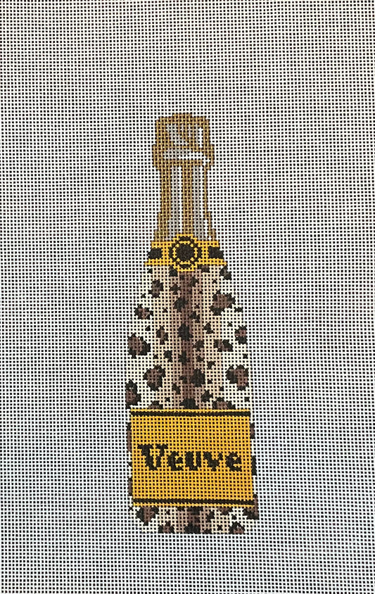 Veuve Champagne Bottle Leopard