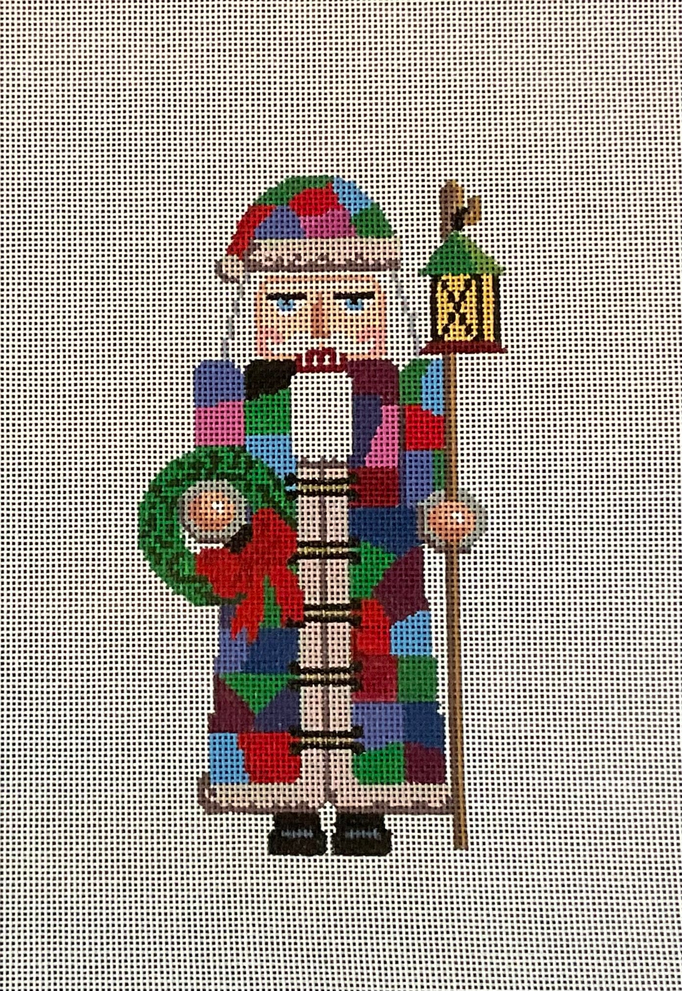 Nutcracker Patchwork Santa