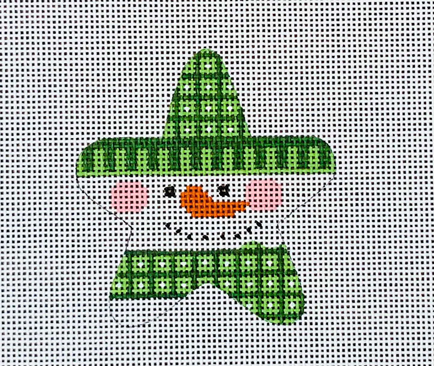 Star Green Snowman