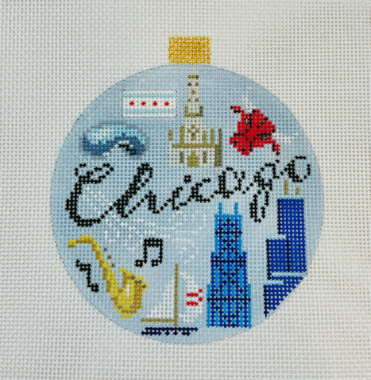Round Chicago, Imagery on Light Blue