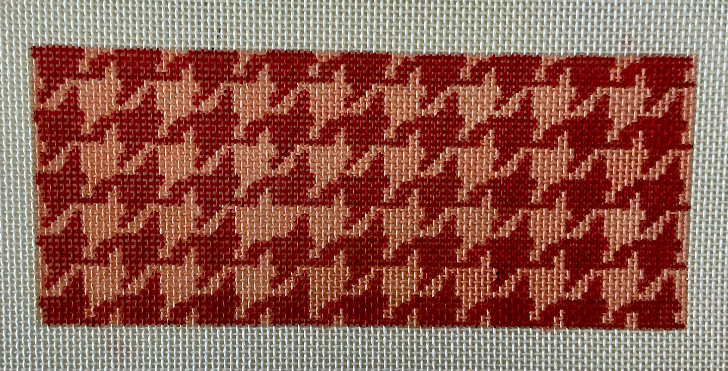 Lee’s Jewelry Box/Wallet Insert - Houndstooth, Red and Nantucket Red