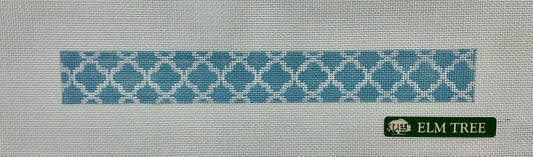 Quatrefoil Loop KC - Light Blue