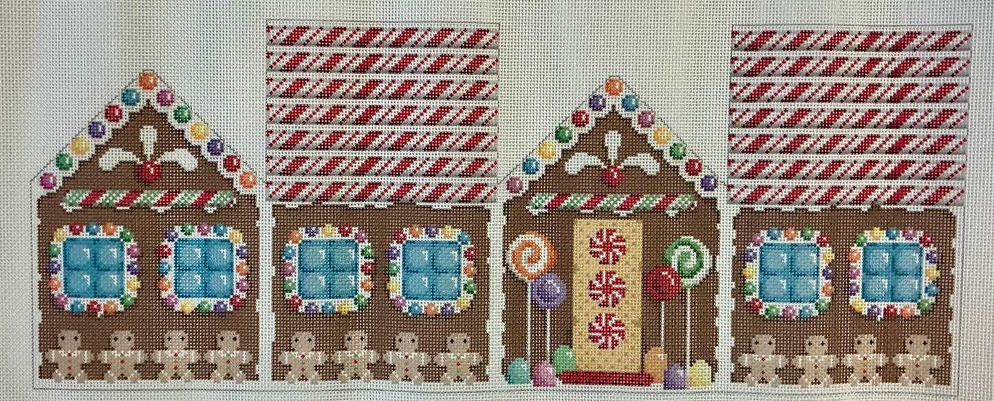 Candy Cane Roof Gingerbread House