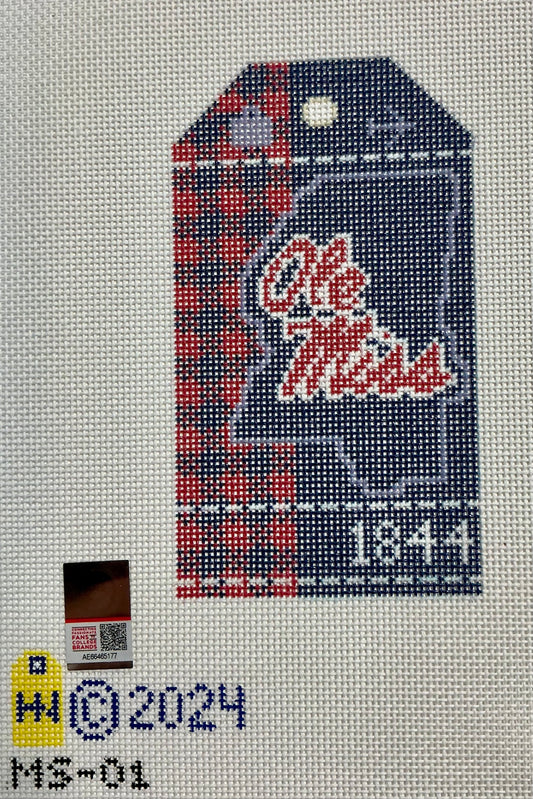 Mississippi Retro Travel Ole Miss Collegiate Series