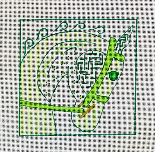 Hermes Horse Head Green