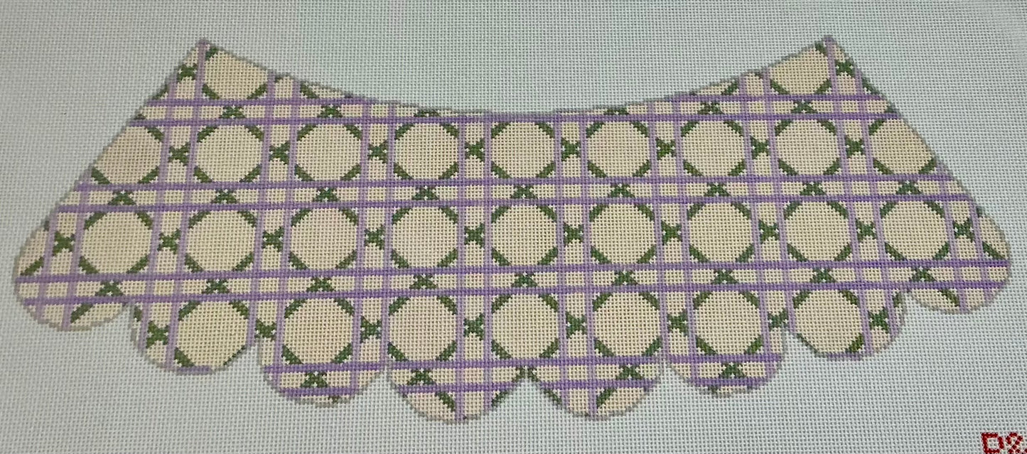 Lavender Cane Lampshade