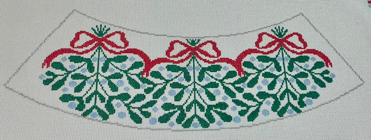 Red Bow Mistletoe Lampshade