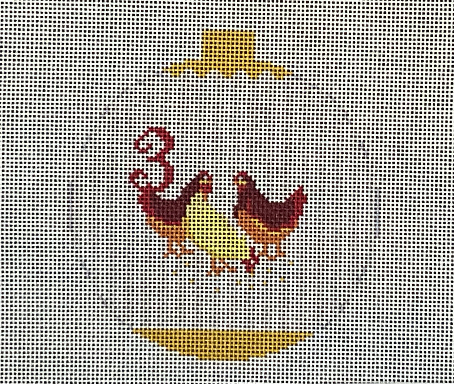 12 Days of Christmas - 3 French Hens