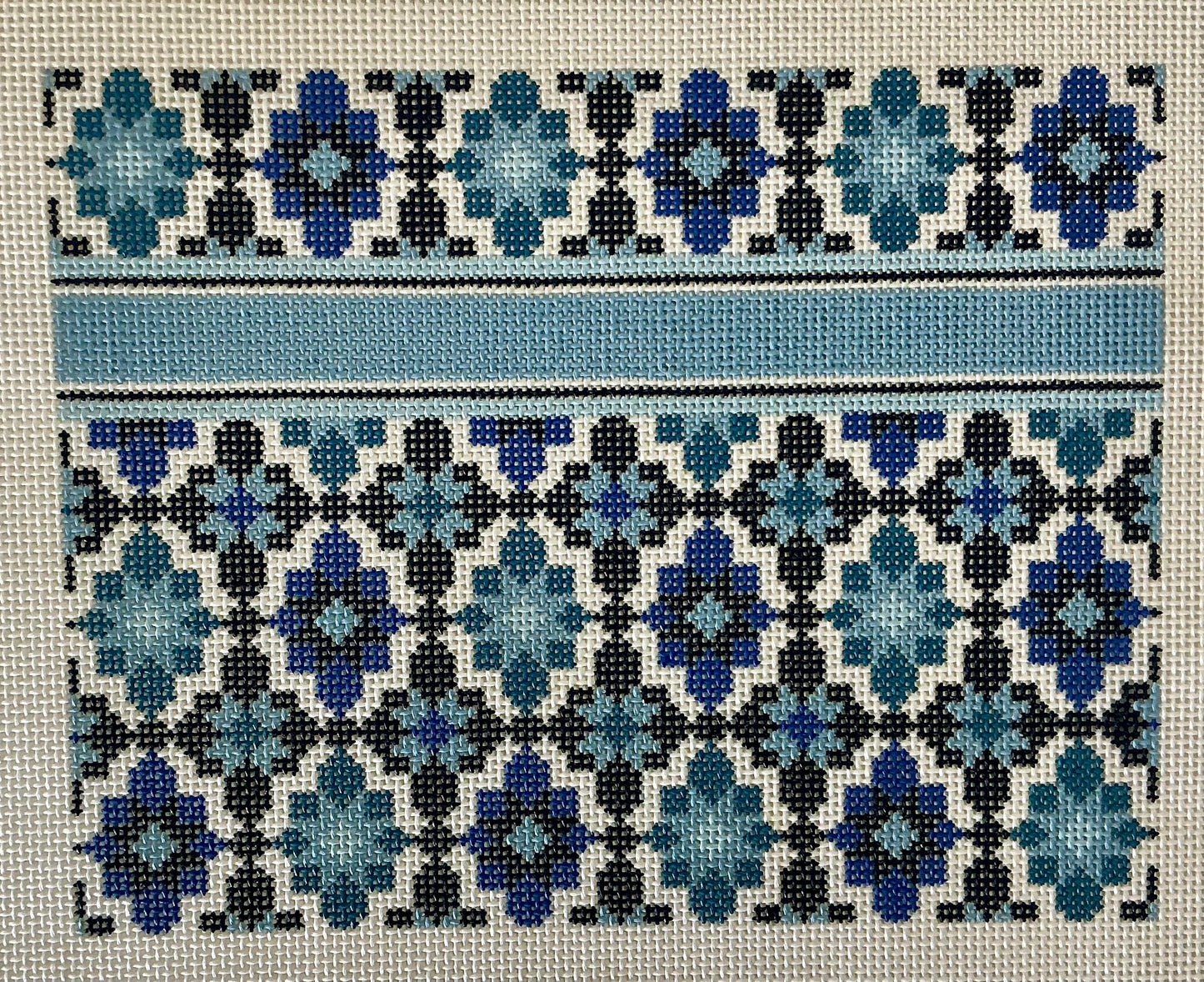 Portuguese Tiles Blue Clutch