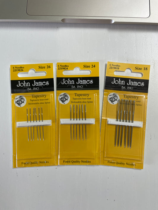 John James Needles - All Sizes - Pack of 6