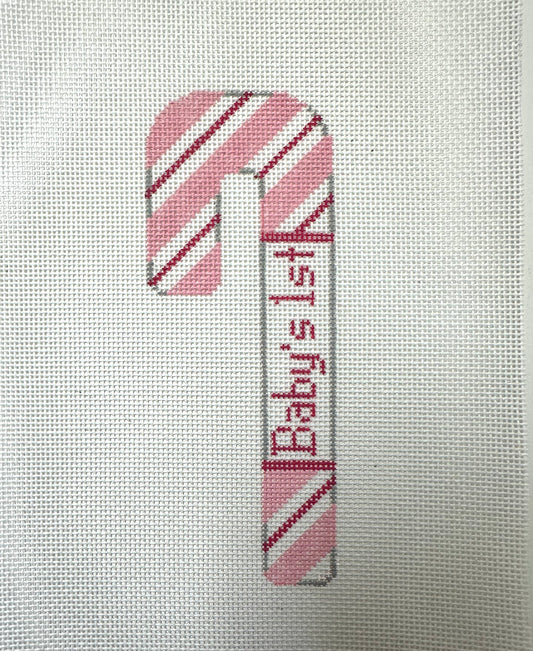 Candy Cane Pink Stripes Baby’s 1st