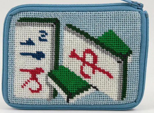 Stitch & Zip Coin Purse Mahjong
