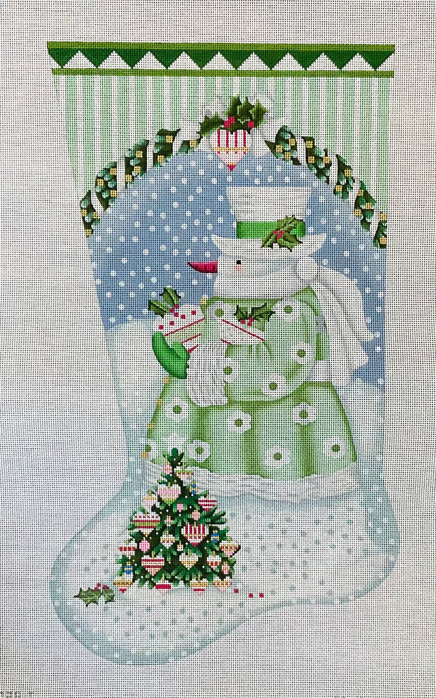 Stocking Wintergreen Snowman