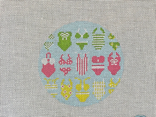 Bikini Round Nautical