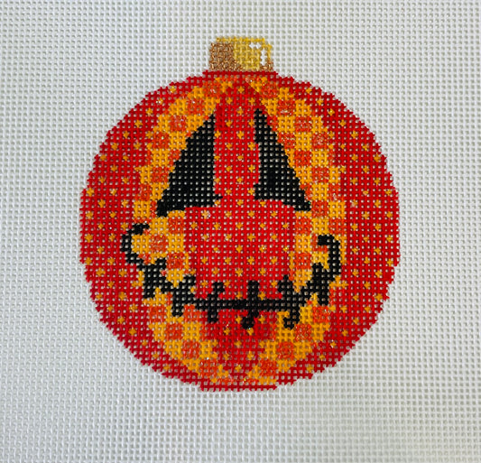 Jack O-Patches Ball Ornament