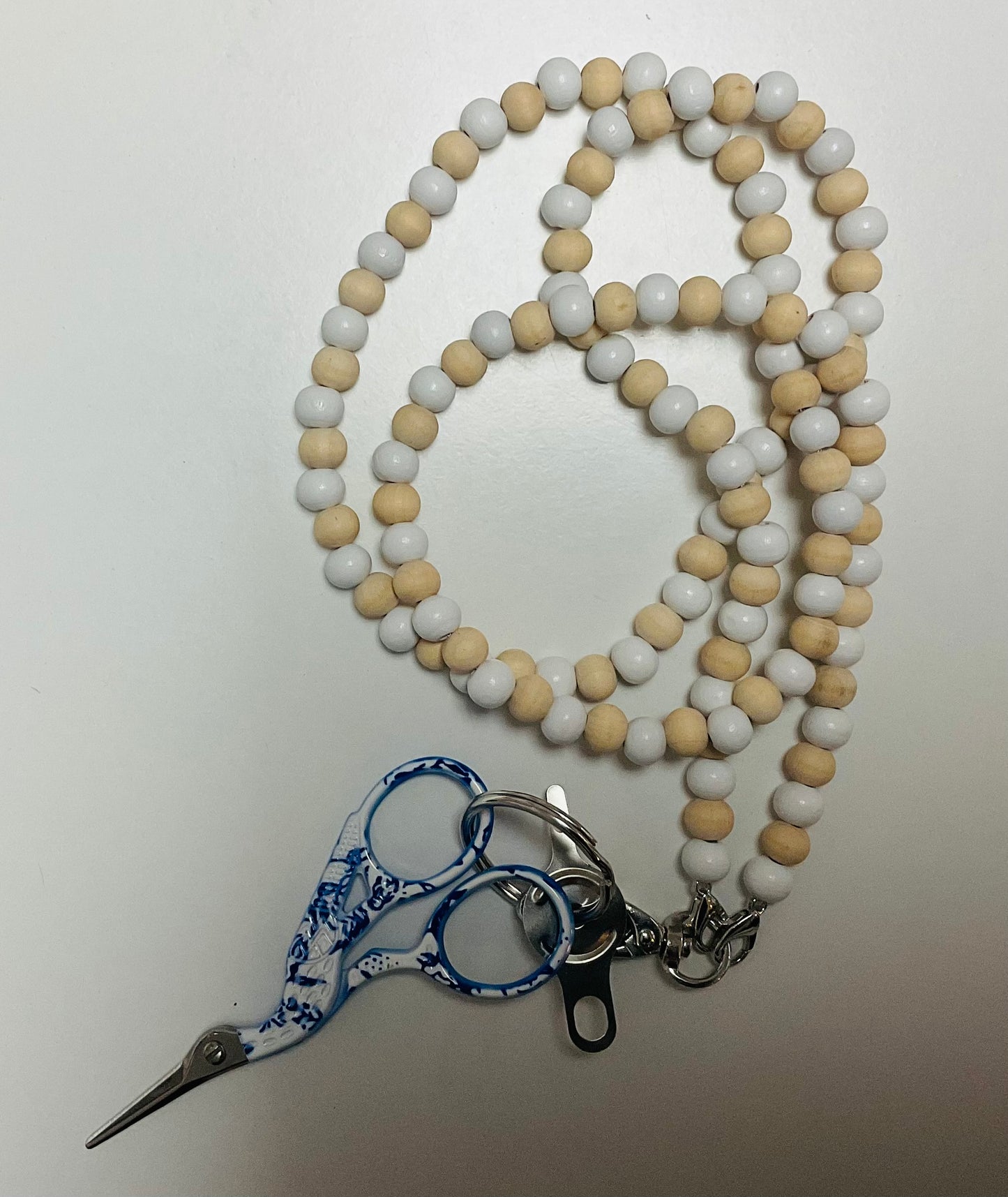 Necklace with Scissors and Needle Threader
