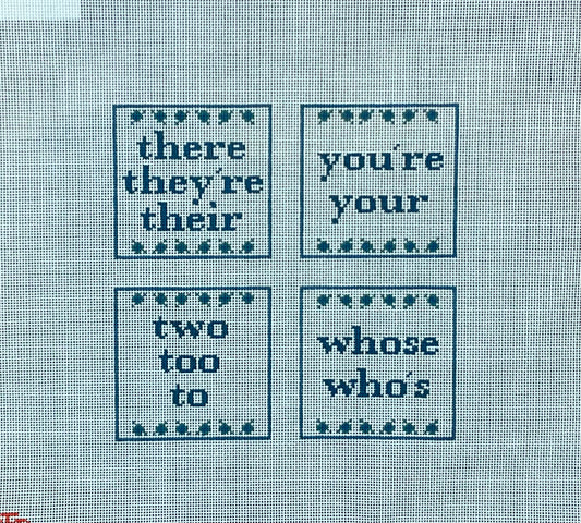 Coasters Set of 4 Grammar