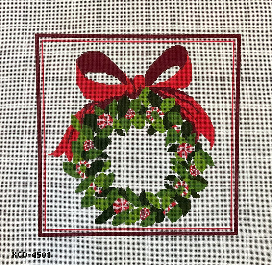 Red Wreath Pillow