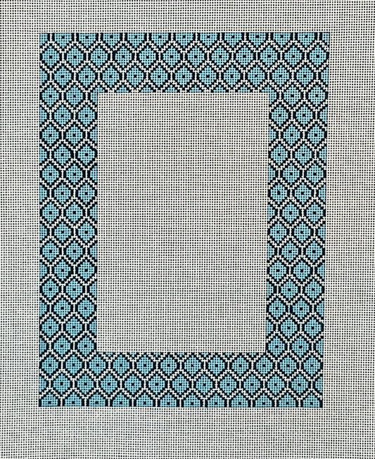 Blue Fish Scale Picture Frame