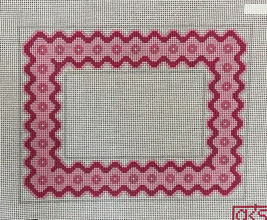 Ric Rac Frame Pink