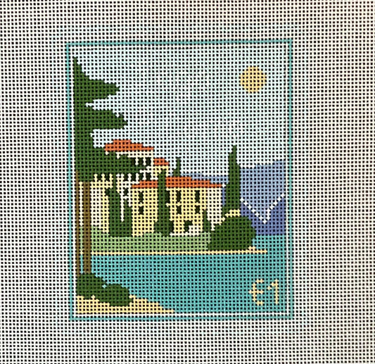 Lake Como Stamp