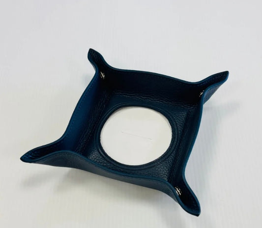 Small Square Snap Tray Blue