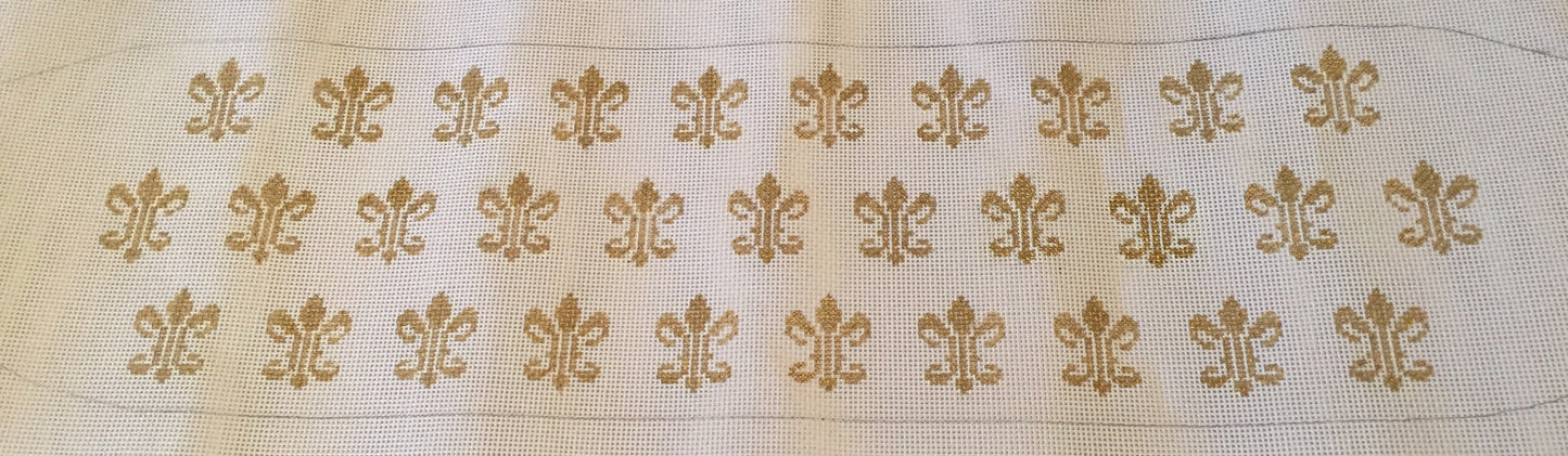 Cummerbund Fleur De Lis Gold