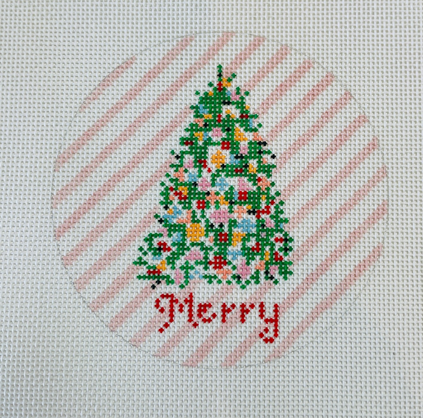 Christmas Tree "Merry" Round