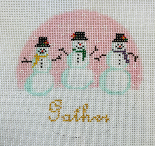 Snowmen "Gather" Round