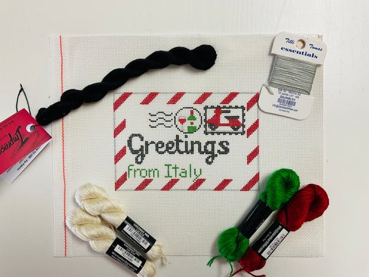 Greetings From Italy Kit including Threads $123.50 - 30% =$86.45