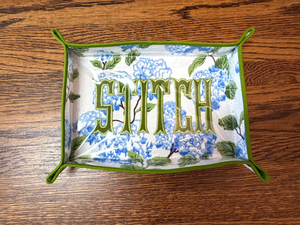 STITCH Blue Hydrangea Project Tray