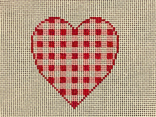 Heart Red Gingham