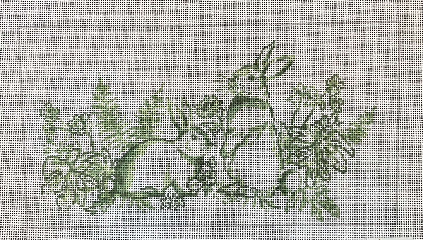 Green Bunny Bolster