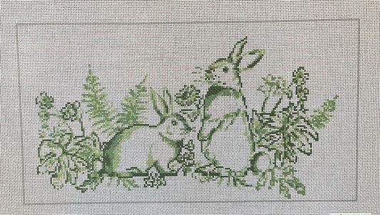 Green Bunny Bolster
