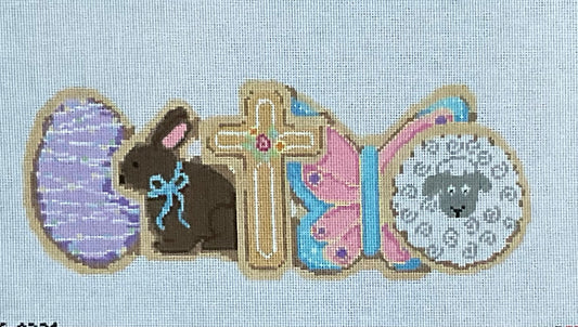 Easter Cross Cookies Row