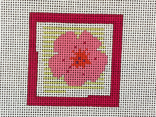 Pink Flowers with Stripes