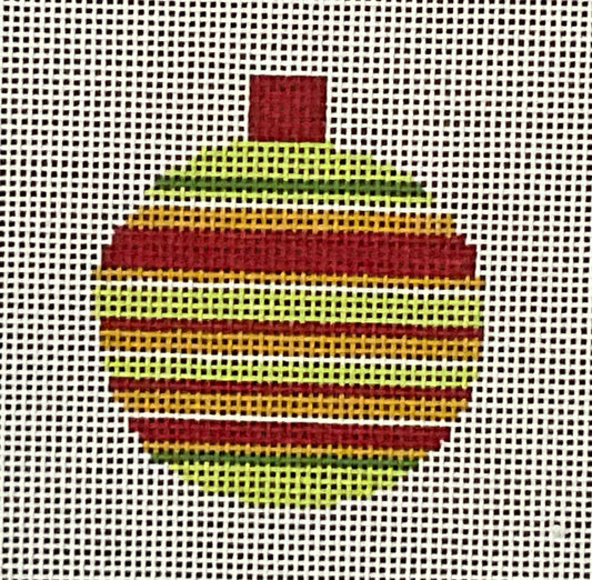 Narrow Striped Bauble