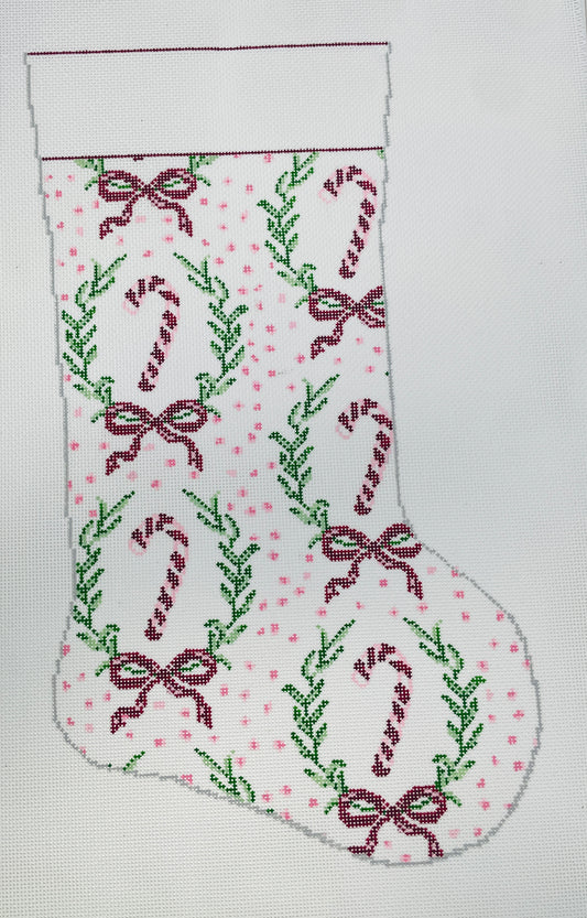 Candy Cane Stocking