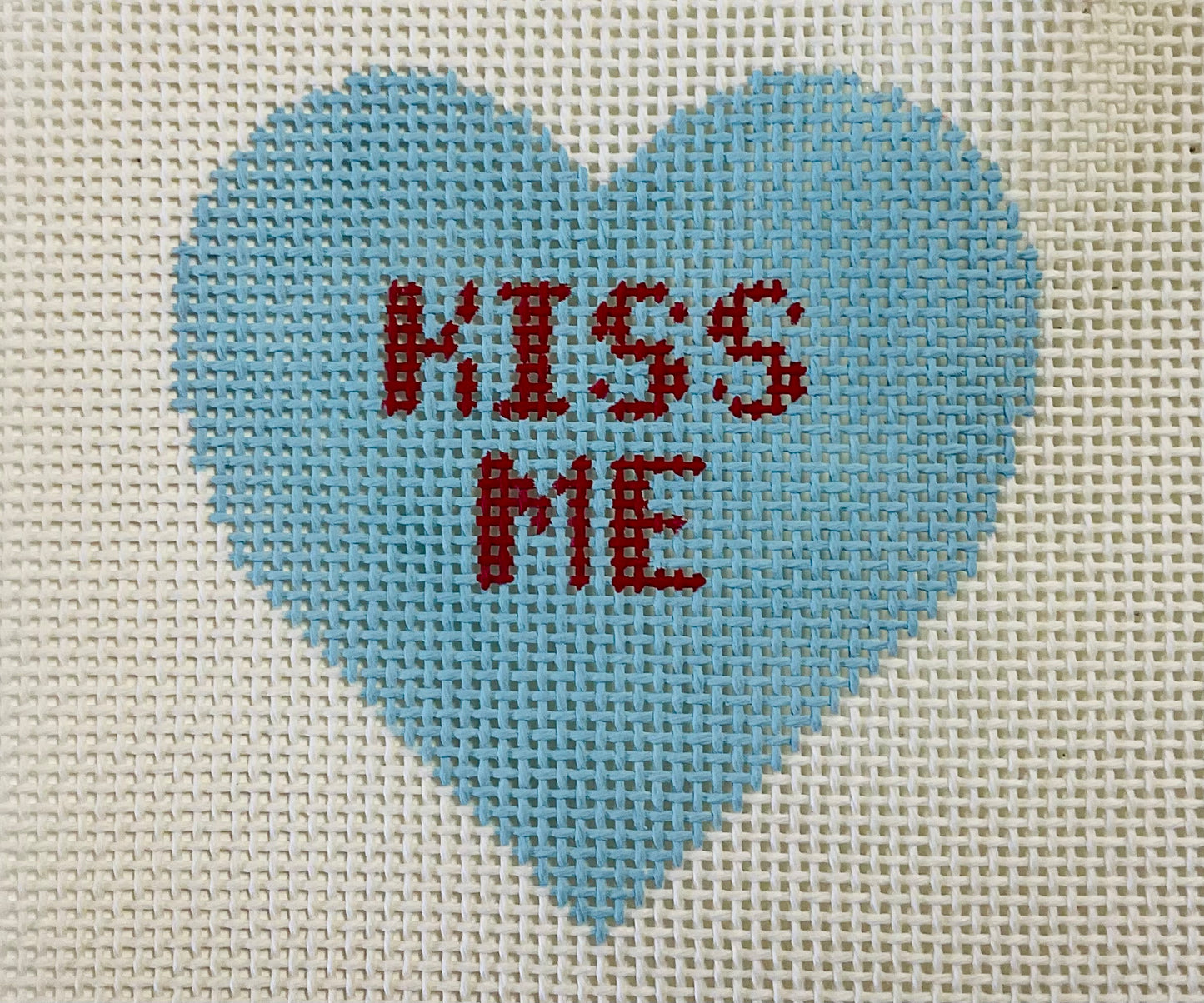 Blue Kiss Me Heart on 13 Mesh