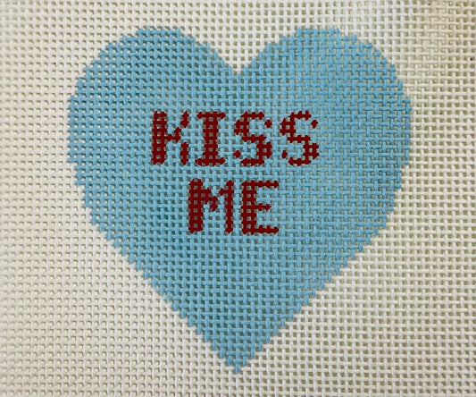 Blue Kiss Me Heart on 13 Mesh