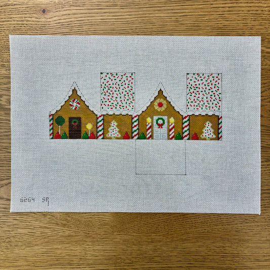 Gingerbread House (3D), Red & Green Sprinkle Roof