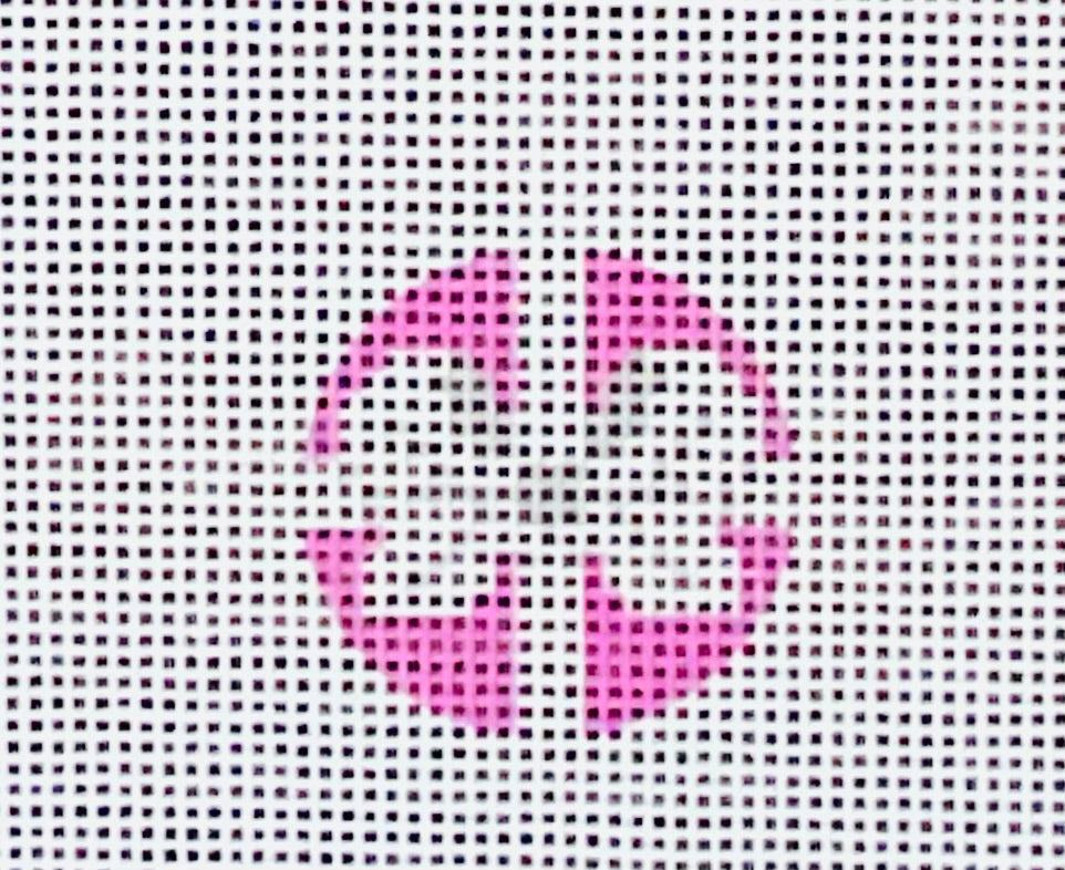 Bow on Pink Key Fob Insert