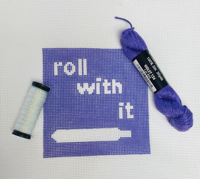 KITDAY TUESDAY - "Roll With It" Canvas with Premium Threads Included - Retail Price $73 less 30% = Sale Price $51.10!!