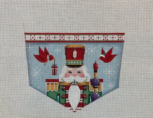 Stocking Cuff Cardinal Nutcracker