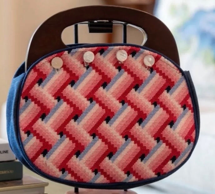 Ann Kay Studio Bermuda Bag Cover Woven Ribbons