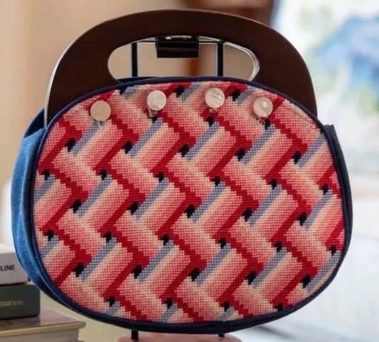 Ann Kay Studio Bermuda Bag Cover Woven Ribbons
