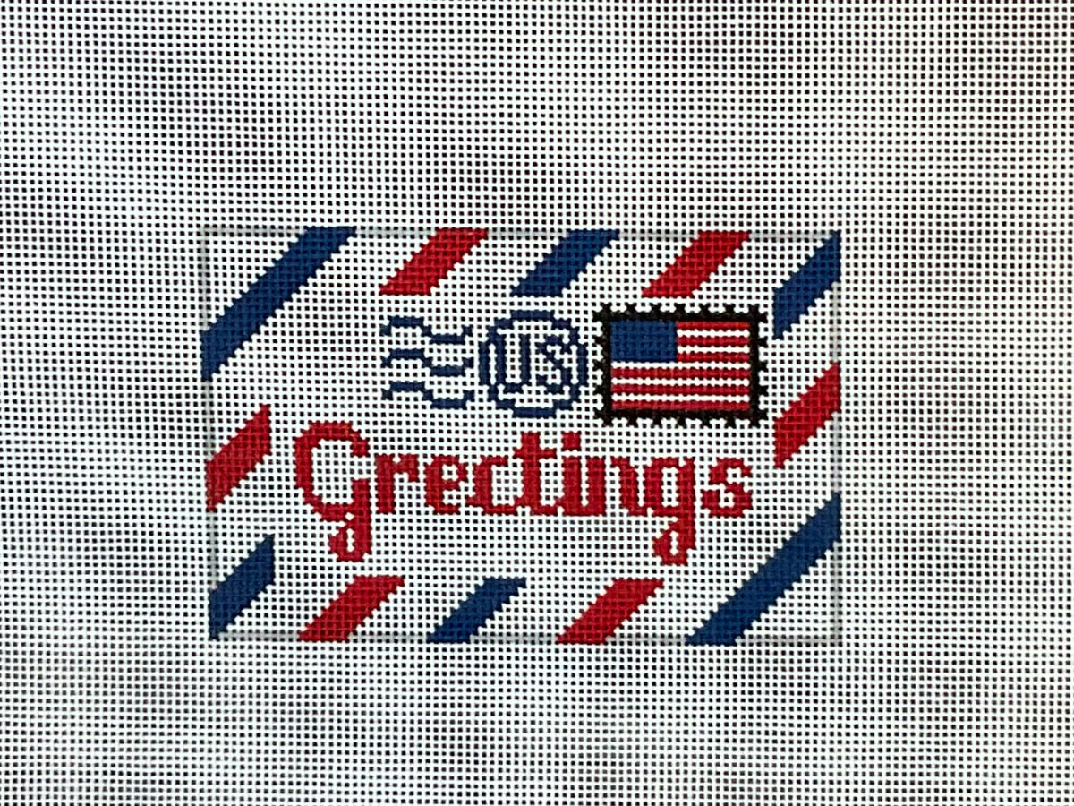 Red and Blue Greetings Passport